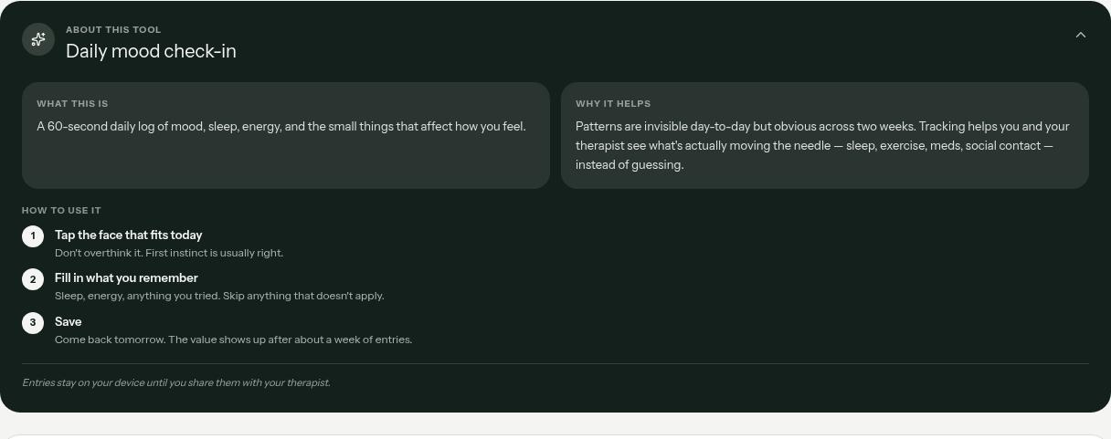 Daily Mood Check-In illustrative preview