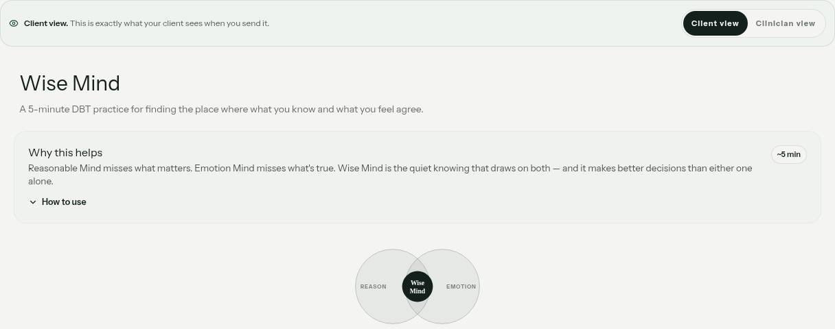 Wise Mind illustrative preview