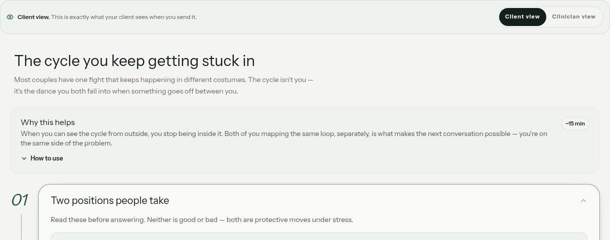 Negative Cycle Tracker illustrative preview